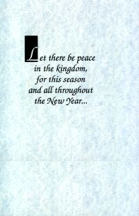 Let there be peace