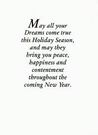 May all your dreams